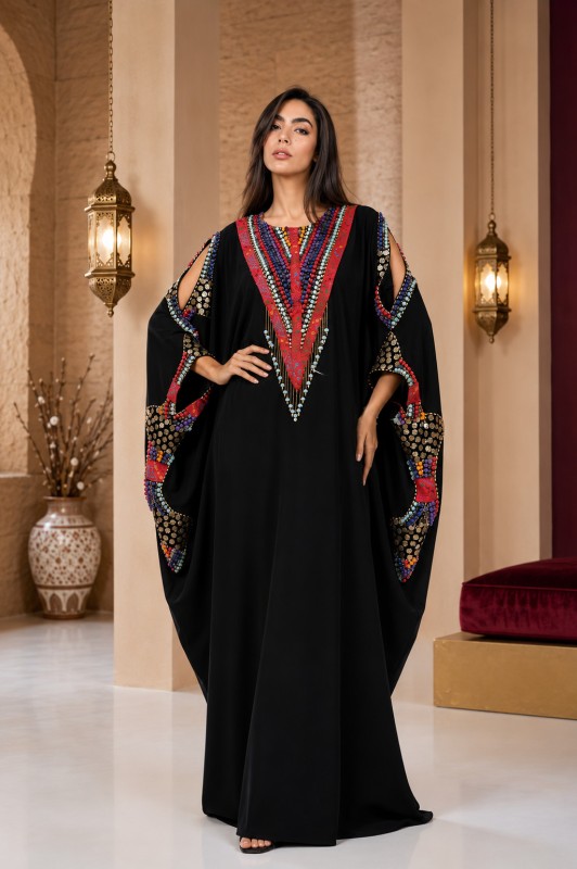 عباية بشرابات صوف