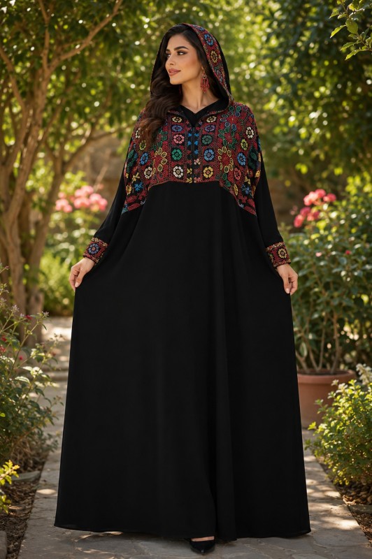 عباية سيناوية مطرزة